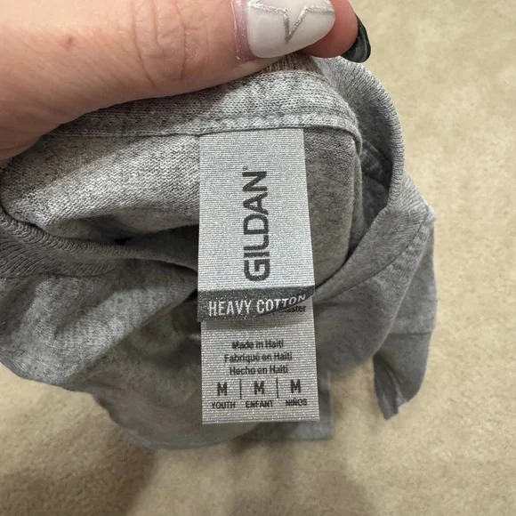 Kids Gildan Gray University of Georgia Bulldogs T-Shirt Youth M NWOT - Picture 3 of 3